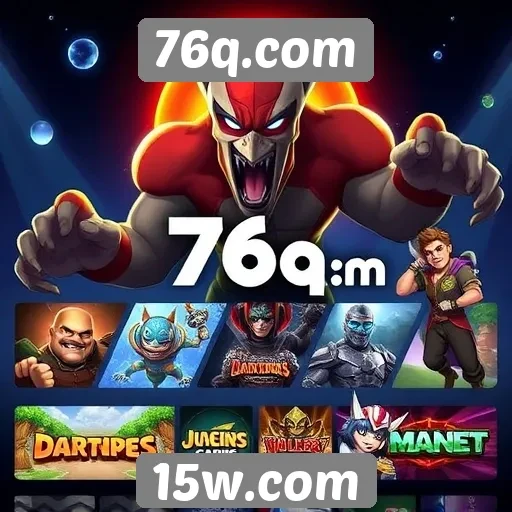 Análise da variedade de jogos disponíveis no 76q.com